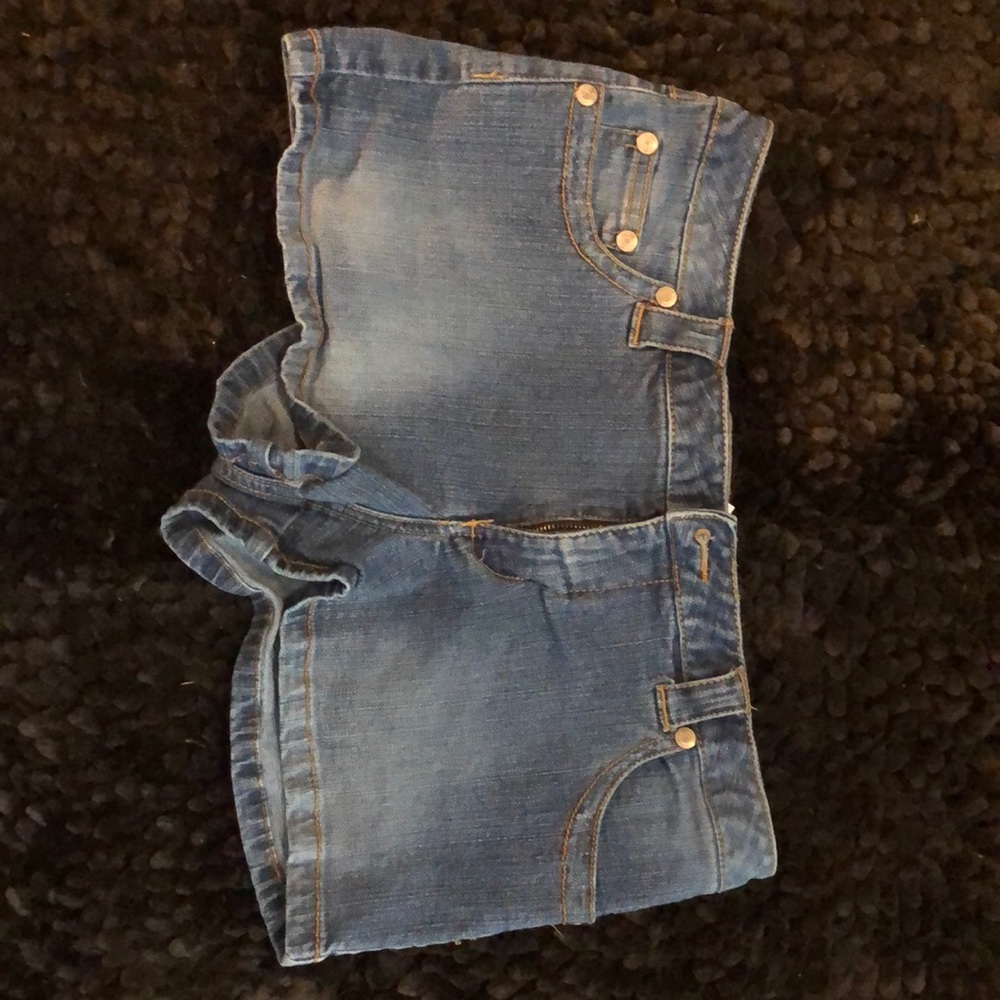 Denim shorts